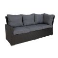 Garden furniture set MADRID table, corner sofa and 2 ottomans