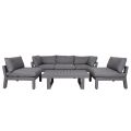 Garden furniture set FLUFFY table, sofa and 2 chairs