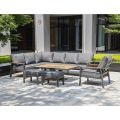 Garden furniture set PARKER 5-parts, grey